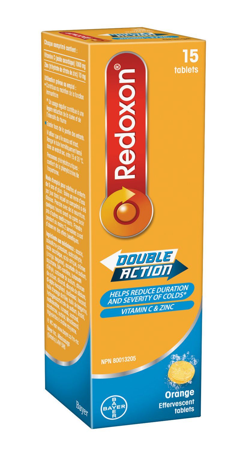 REDOXON DOUBLE ACTION (VIT C AND ZINC) EFFERVESCENT TABS