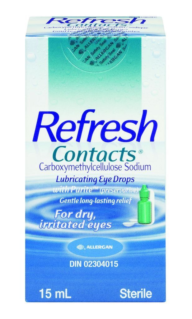 REFRESH CONTACTS LUBRICATING EYE DROPS