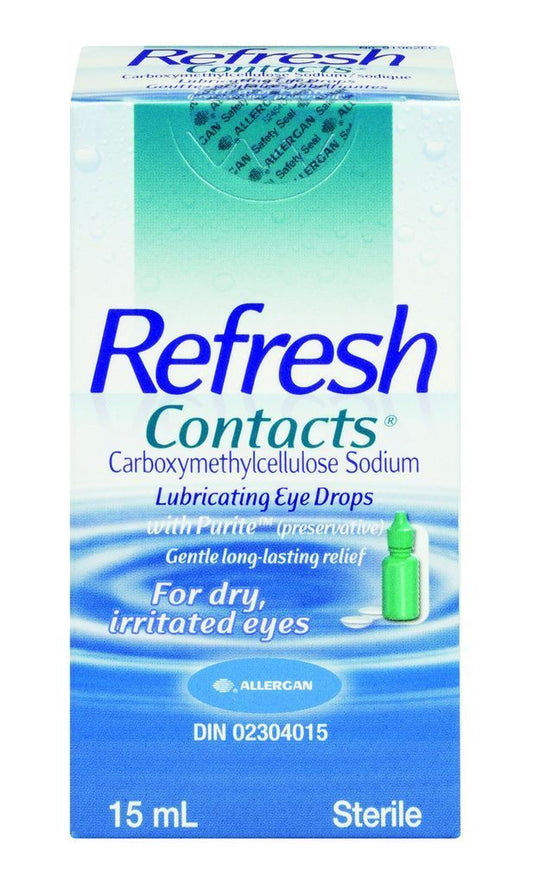REFRESH CONTACTS LUBRICATING EYE DROPS