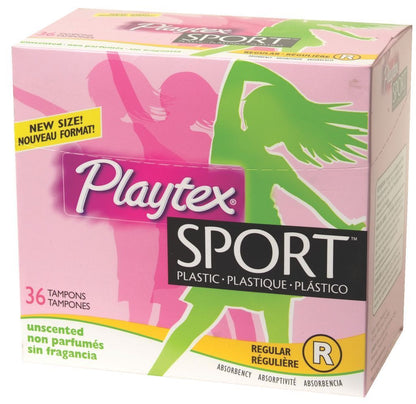 SPORT PLASTIC UNSCENTED TAMPONS
