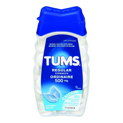 TUMS REGULAR STRENGTH 500MG
