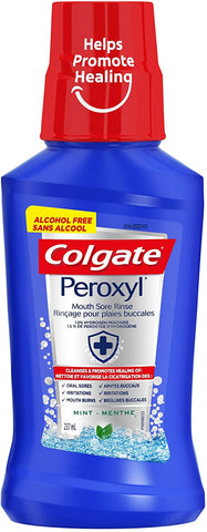 PEROXYL ANTISEPTIC Mouth Sore RINSE - MINT - Alcohol Free