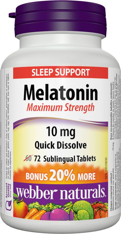 MELATONIN SUBLINGUAL TABLETS