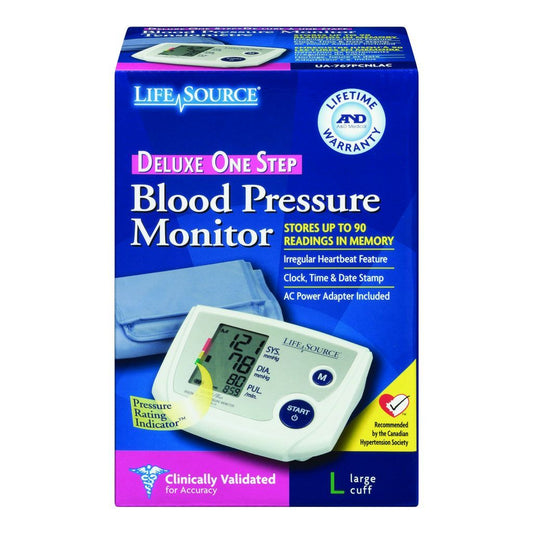 ONE STEP DELUXE BLOOD PRESSURE MONITOR