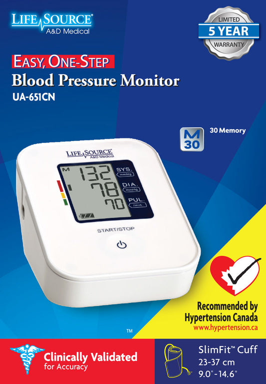 EASY ONE STEP BLOOD PRESSURE MONITOR