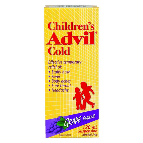 CHILDREN'S ADVIL COLD SYMPTOMS