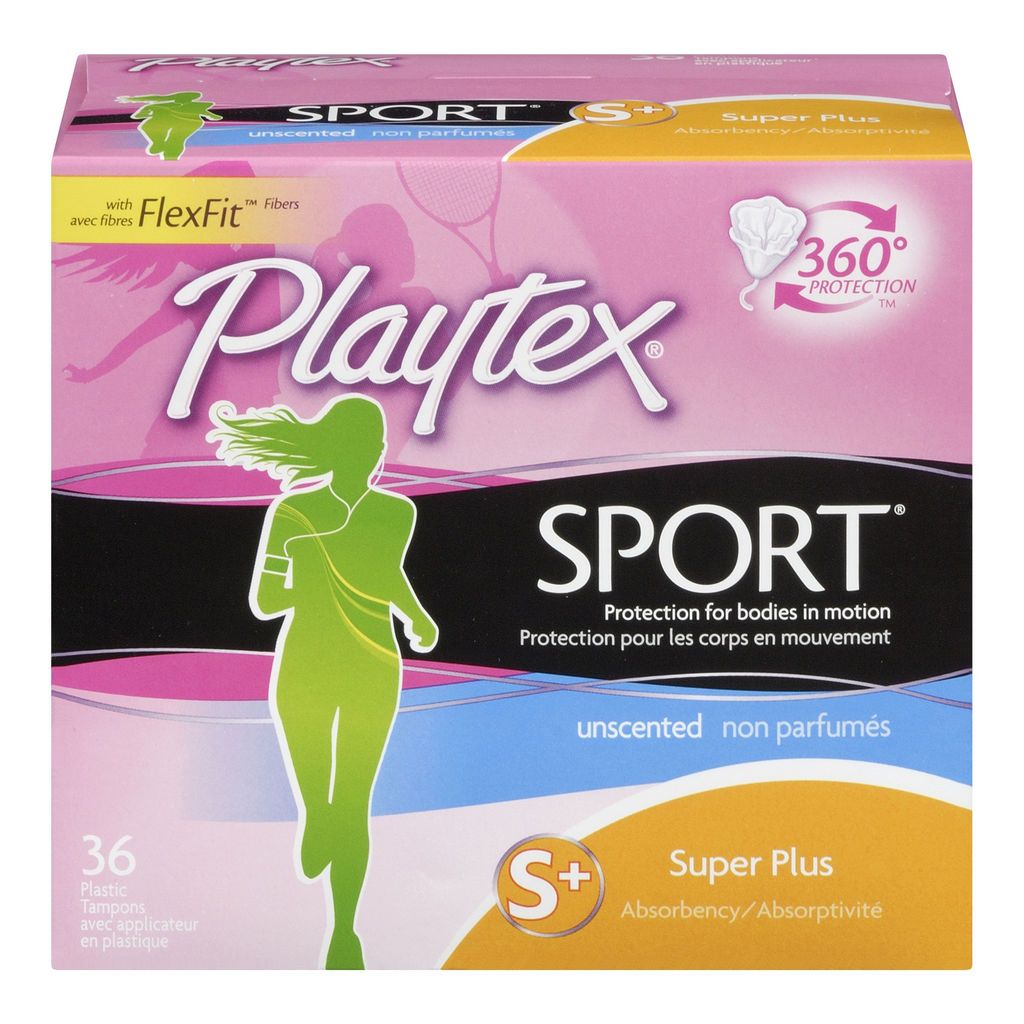 SPORT PLASTIC UNSCENTED TAMPONS