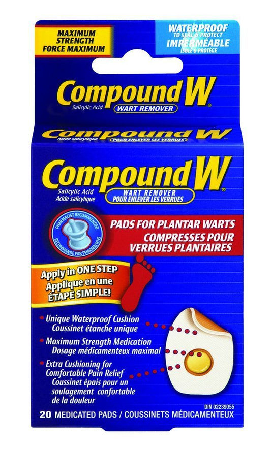 COMPOUND W PADS FOR PLANTAR WARTS