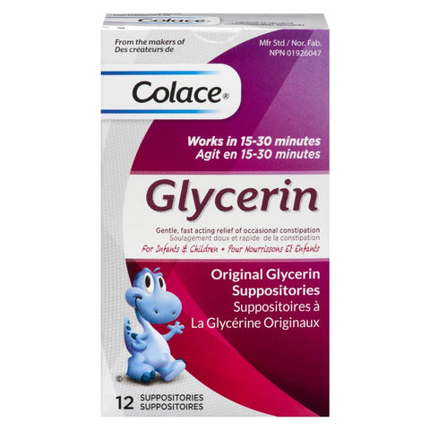 GLYCERIN SUPPOSITORIES FOR INFANT&CHILDREN