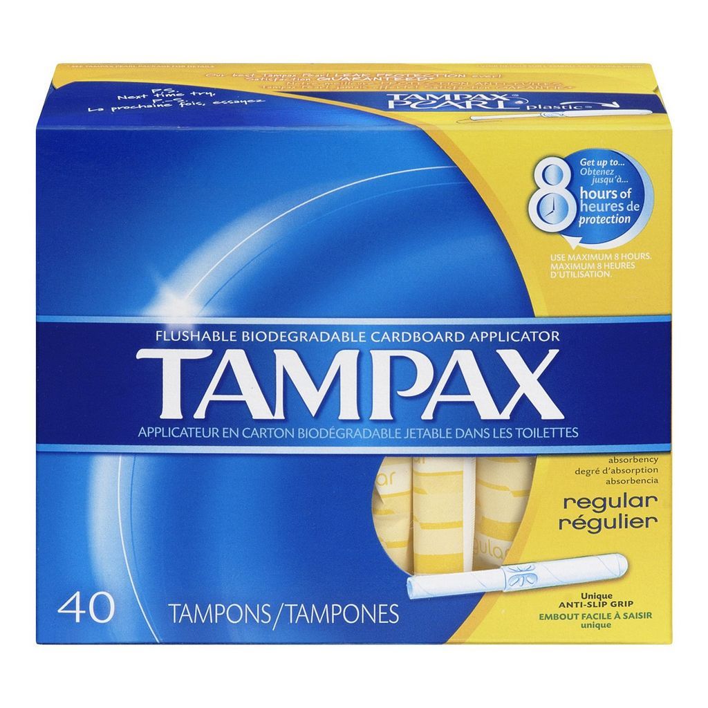 TAMPONS WITH CARDBOARD APPLICATOR