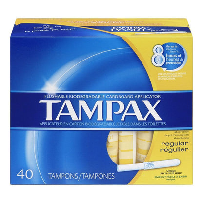 TAMPONS WITH CARDBOARD APPLICATOR