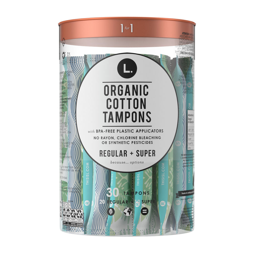 ORGANIC COTTON TAMPONS