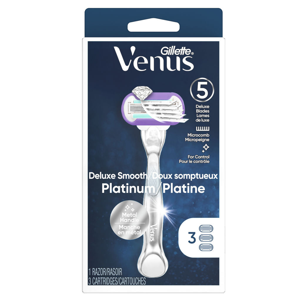 VENUS DELUXE SMOOTH RAZOR + 3CARTRIDGES