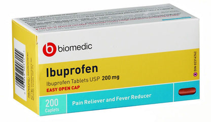 IBUPROFEN 200MG CAPLETS