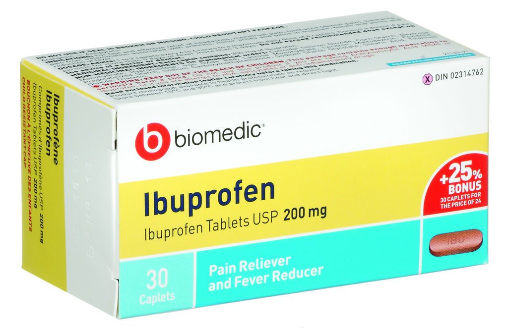 IBUPROFEN 200MG CAPLETS