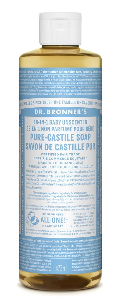 PURE CASTILE UNSCENTED BABY SOAP
