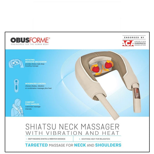 SHIATSU AND VIBRATION NECK MASSAGE WITH HEAT