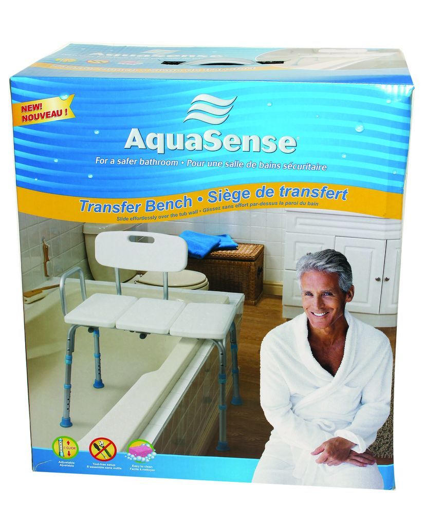 ADJUSTABLE TRANSFER BENCH FOR BATH