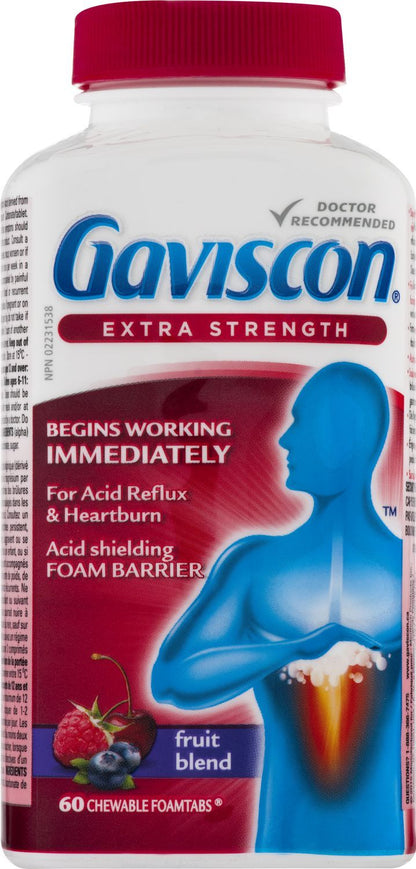 GAVISCON EXTRA STRENGTH CHEWABLES