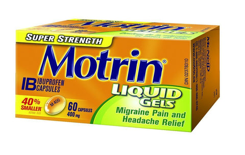 MOTRIN LIQUID GELS SUPER-STRENGTH (400MG)
